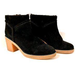 Ugg:  Suede Heeled Ankle Boots